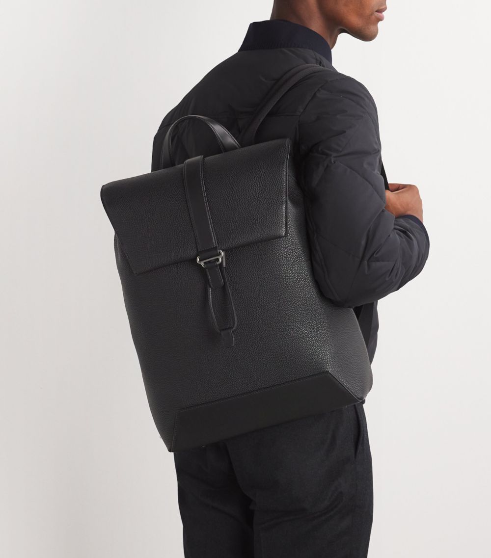 Dunhill Dunhill Leather Harness Backpack