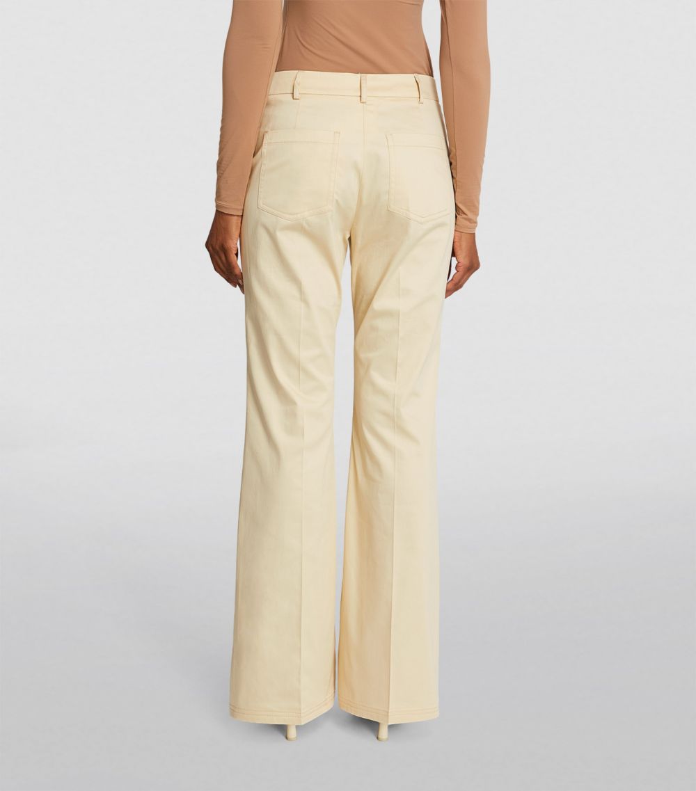 Max & Co. Max & Co. Cotton Flared Trousers