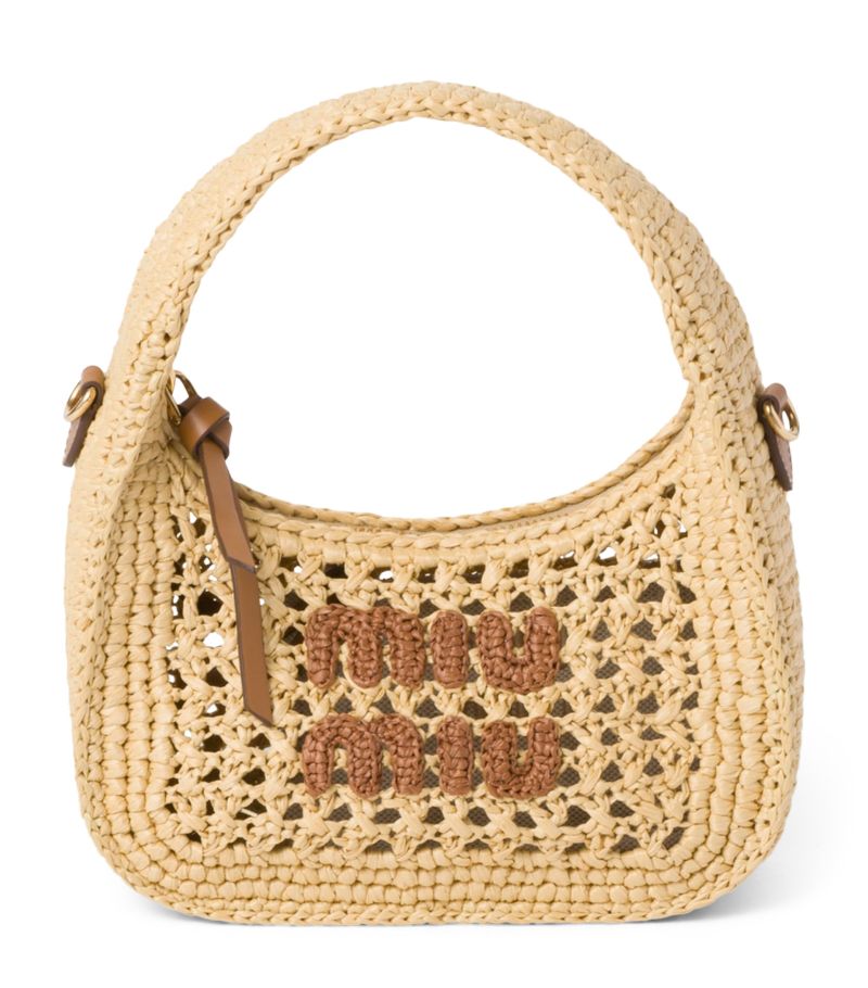 Miu Miu Miu Miu Woven Wander Shoulder Bag