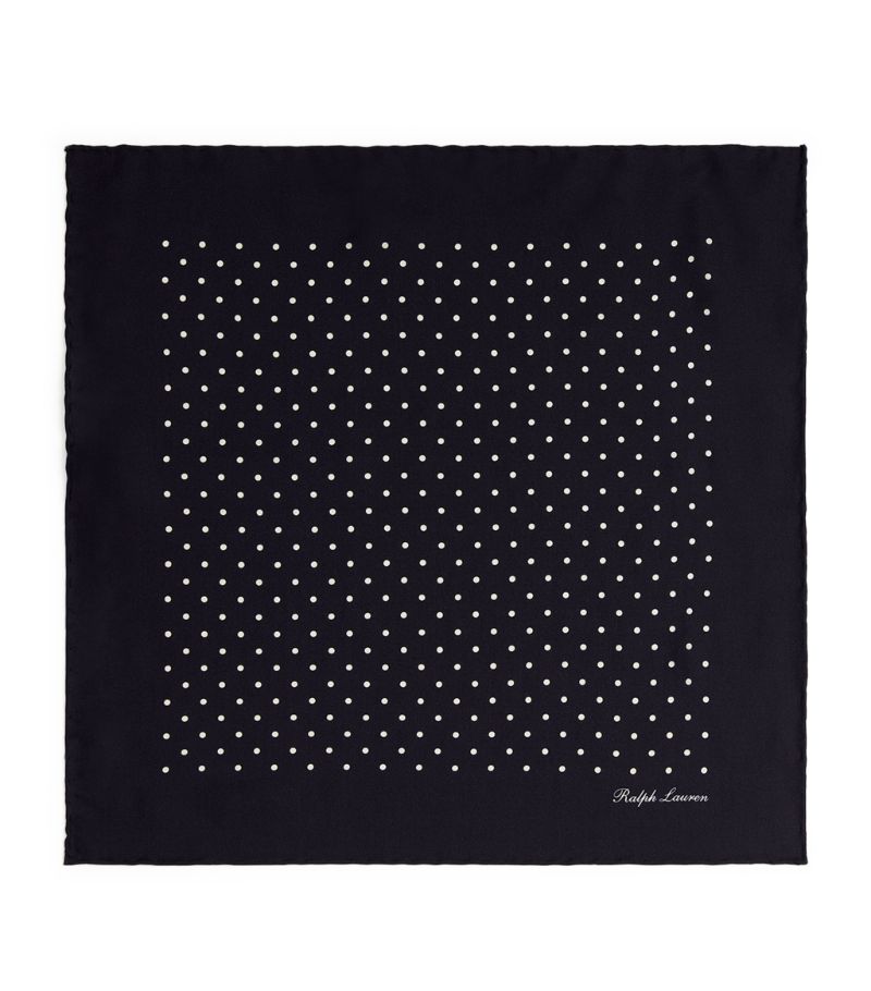 Ralph Lauren Purple Label Ralph Lauren Purple Label Silk Polka-Dot Pocket Square