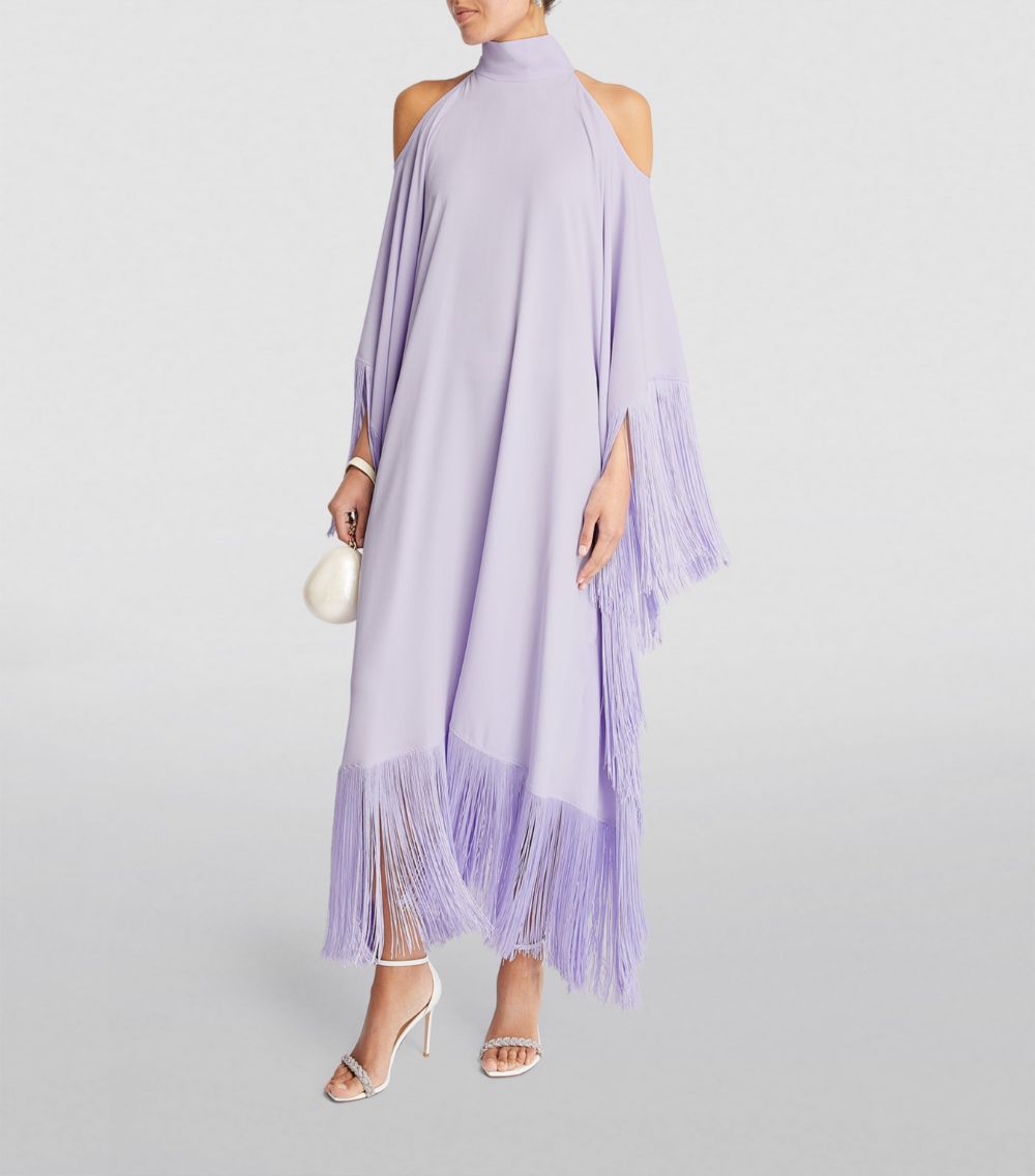 Taller Marmo Taller Marmo Fringed Davina Kaftan Dress