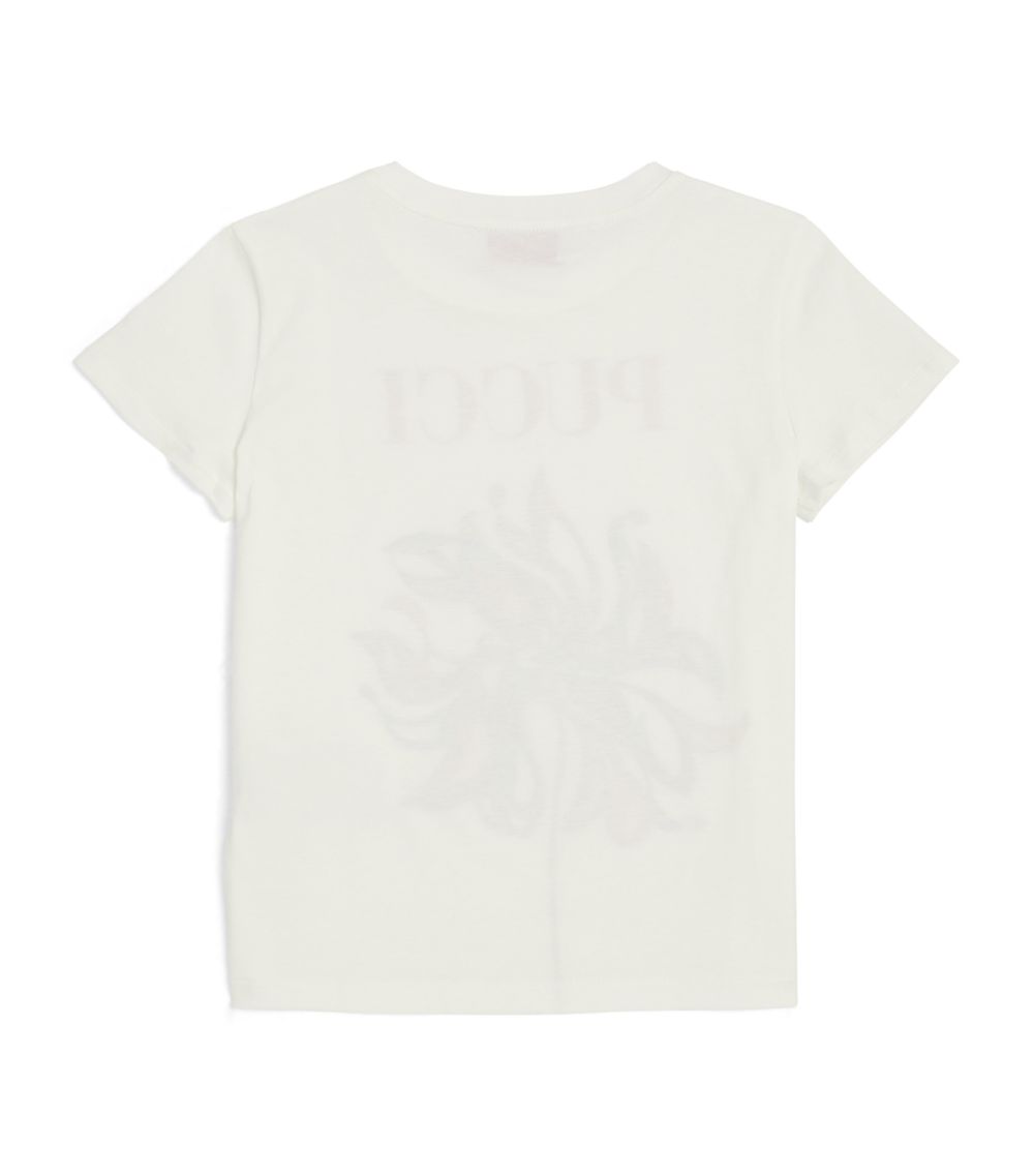 Pucci Junior Pucci Junior Cotton Logo T-Shirt (4-14 Years)