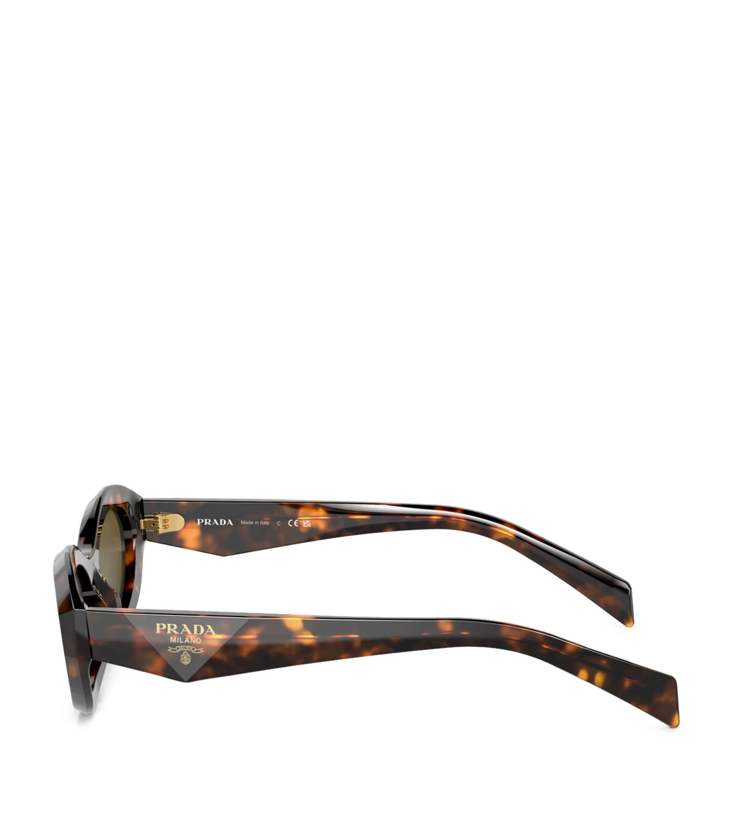 Prada Prada Tortoiseshell Irregular Sunglasses