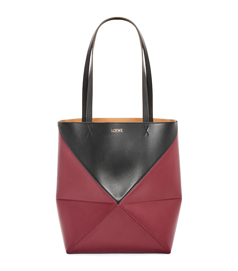 Loewe LOEWE Medium Leather Puzzle Fold Tote Bag