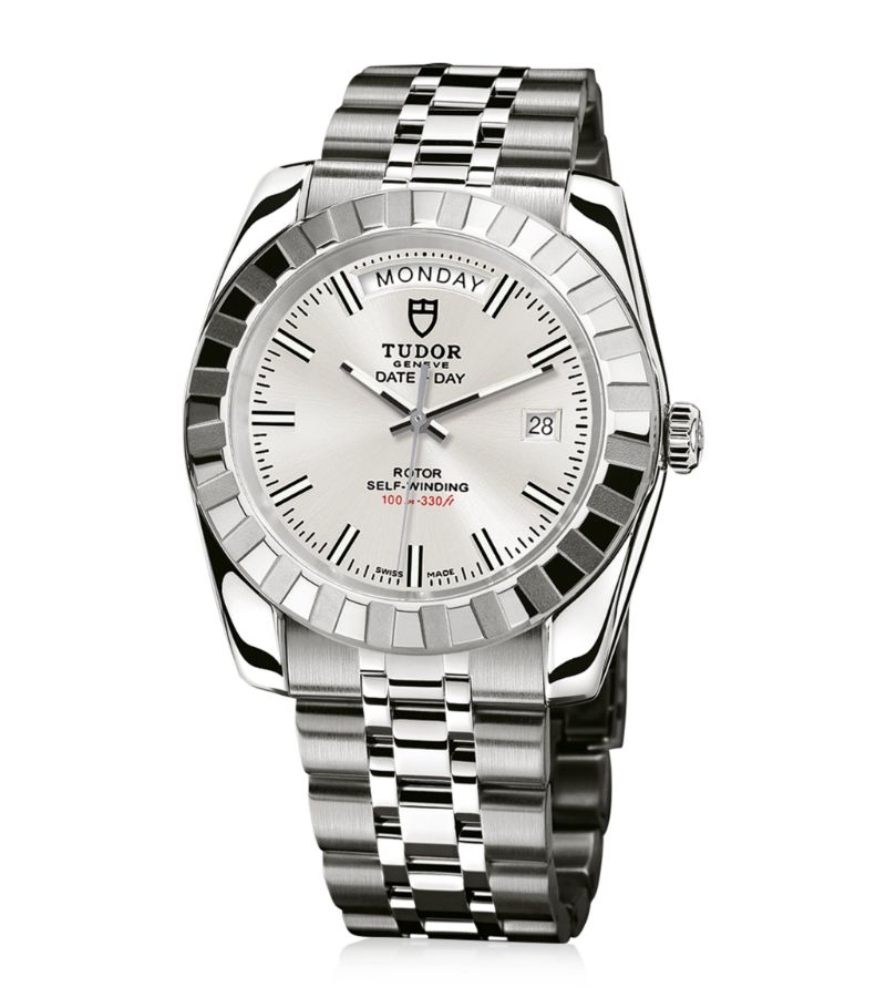 Tudor TUDOR Glamour Date+Day Stainless Steel Watch 36mm