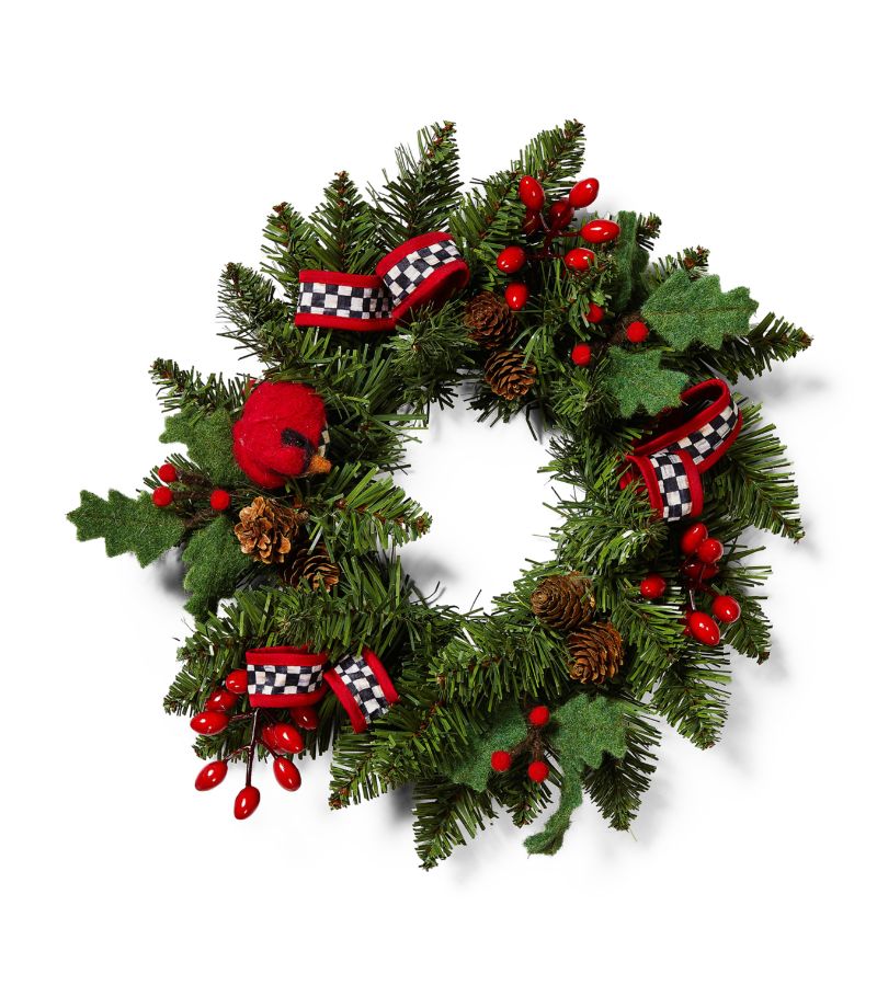 Mackenzie-Childs Mackenzie-Childs Mini Cozy Christmas Wreath