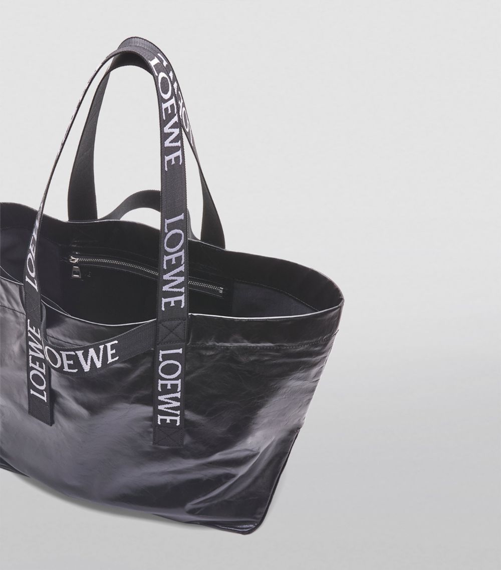 Loewe Loewe Large Leather Fold Tote Bag