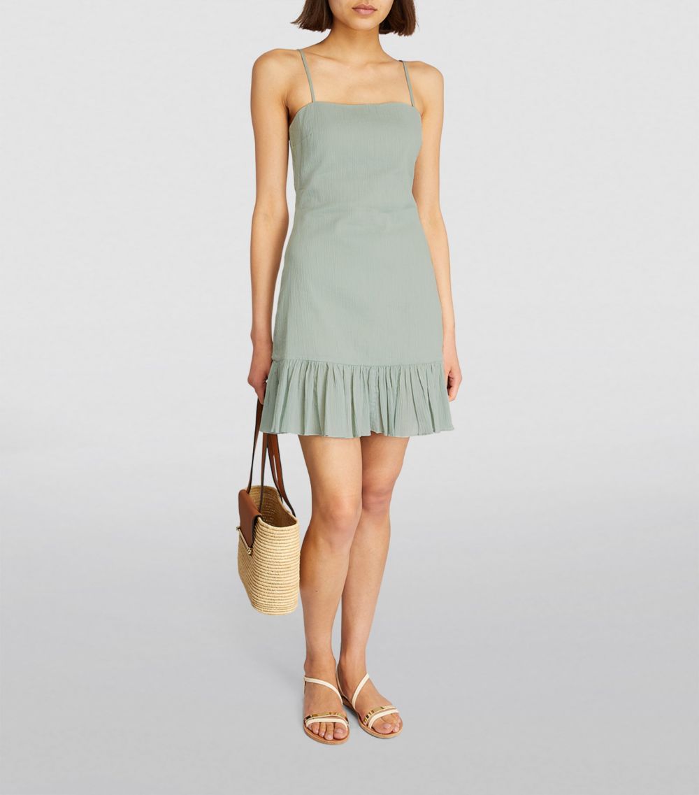  Claudie Pierlot Ruffle-Trim Mini Dress