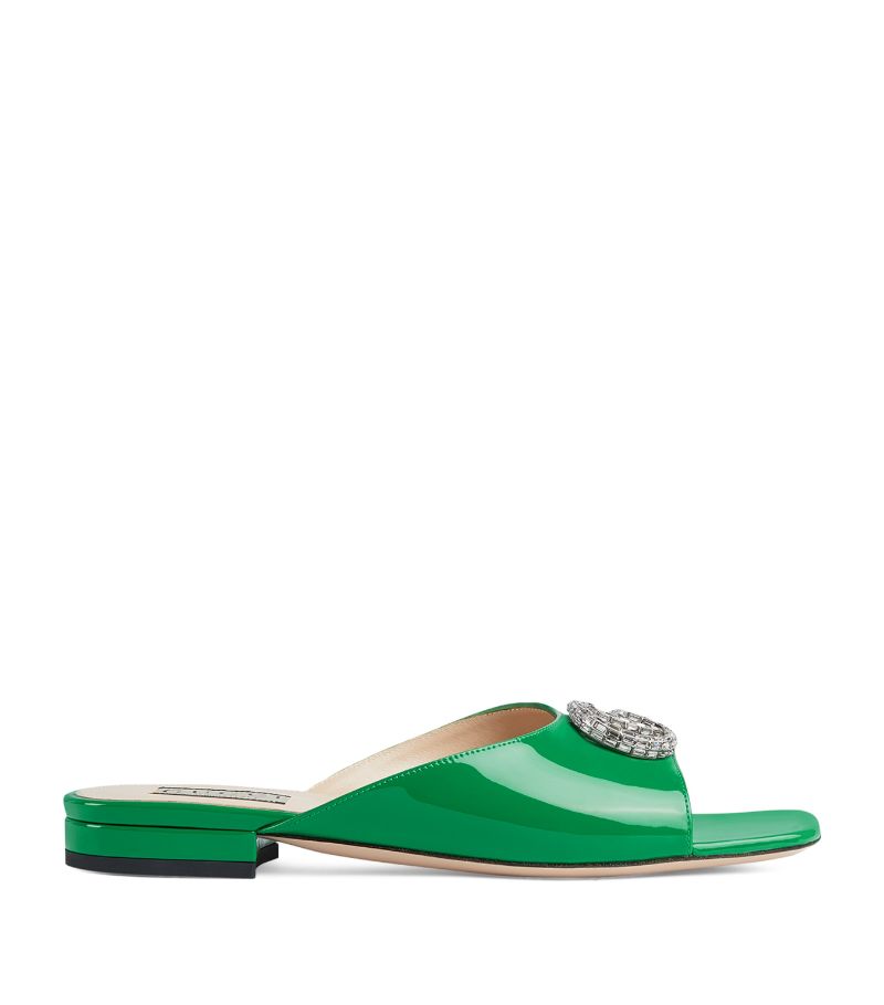 Gucci Gucci Leather Double G Sandals