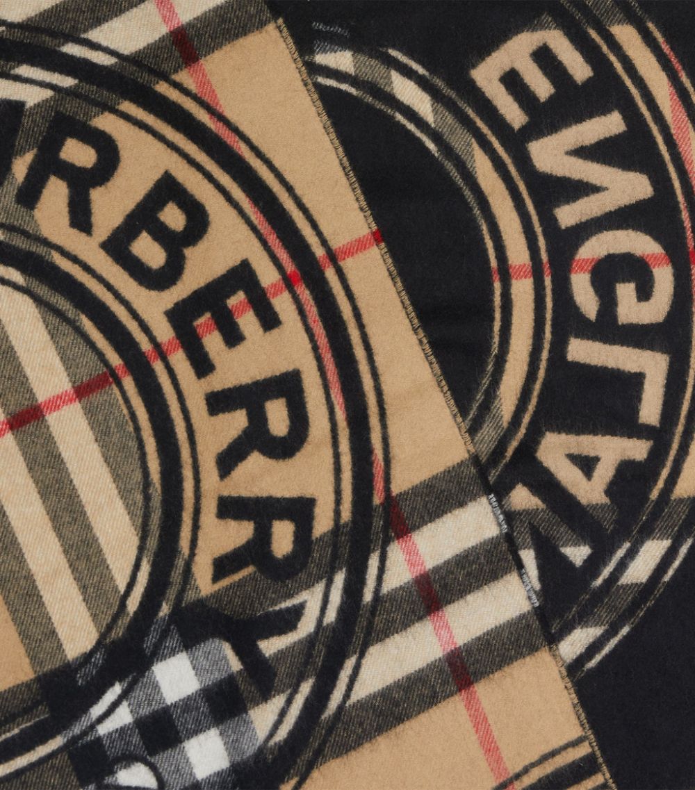 Burberry Burberry Cashmere Montage Print Scarf