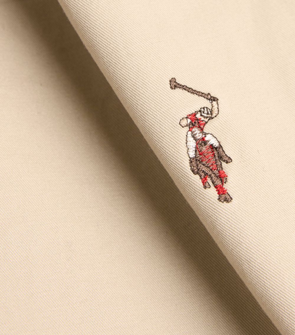 Polo Ralph Lauren Polo Ralph Lauren Cotton Embroidered Horse Trousers