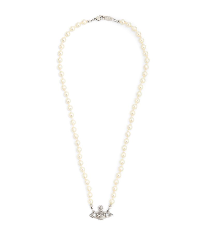 Vivienne Westwood Vivienne Westwood Pearl Mini Bas Relief Necklace