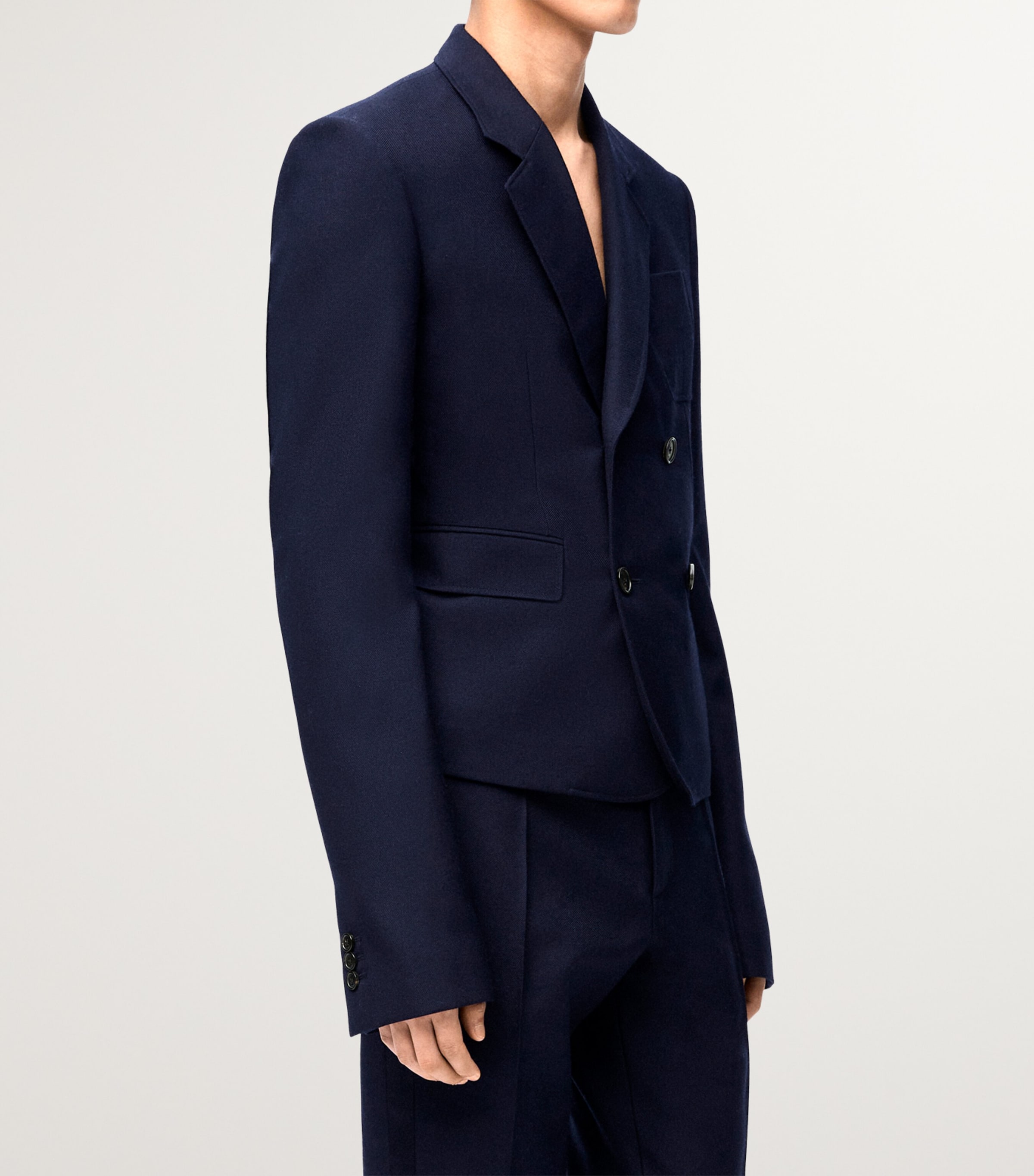 Loewe Loewe Cropped Double-Breasted Blazer