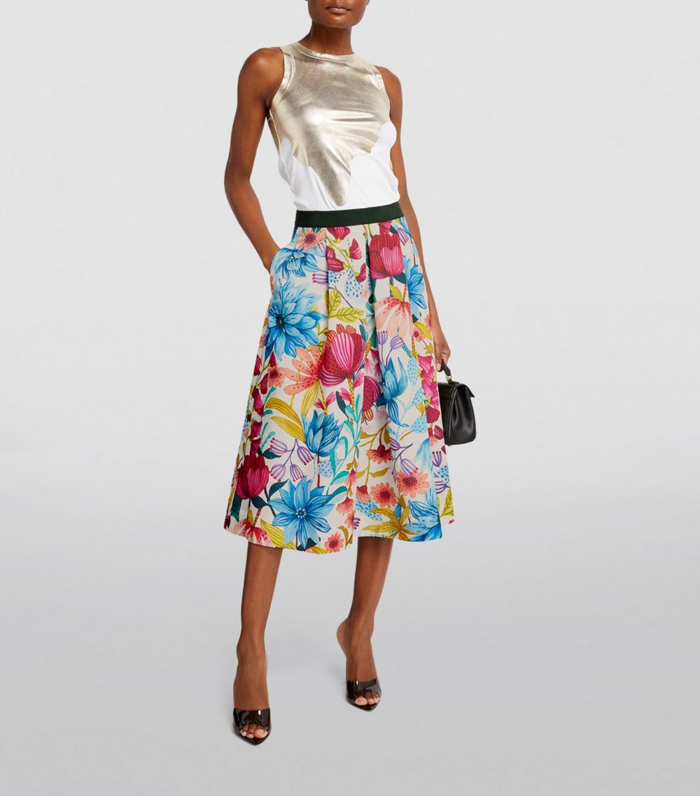 Max & Co. Max & Co. Floral Print Midi Skirt