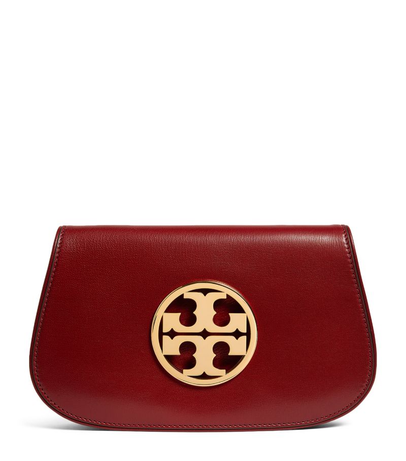 Tory Burch Tory Burch Leather Reva Clutch Bag