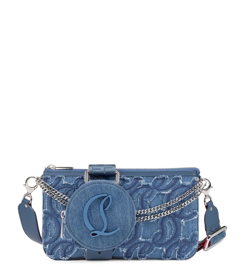 Christian Louboutin Christian Louboutin Loubila Hybrid Denim Cross-Body Bag