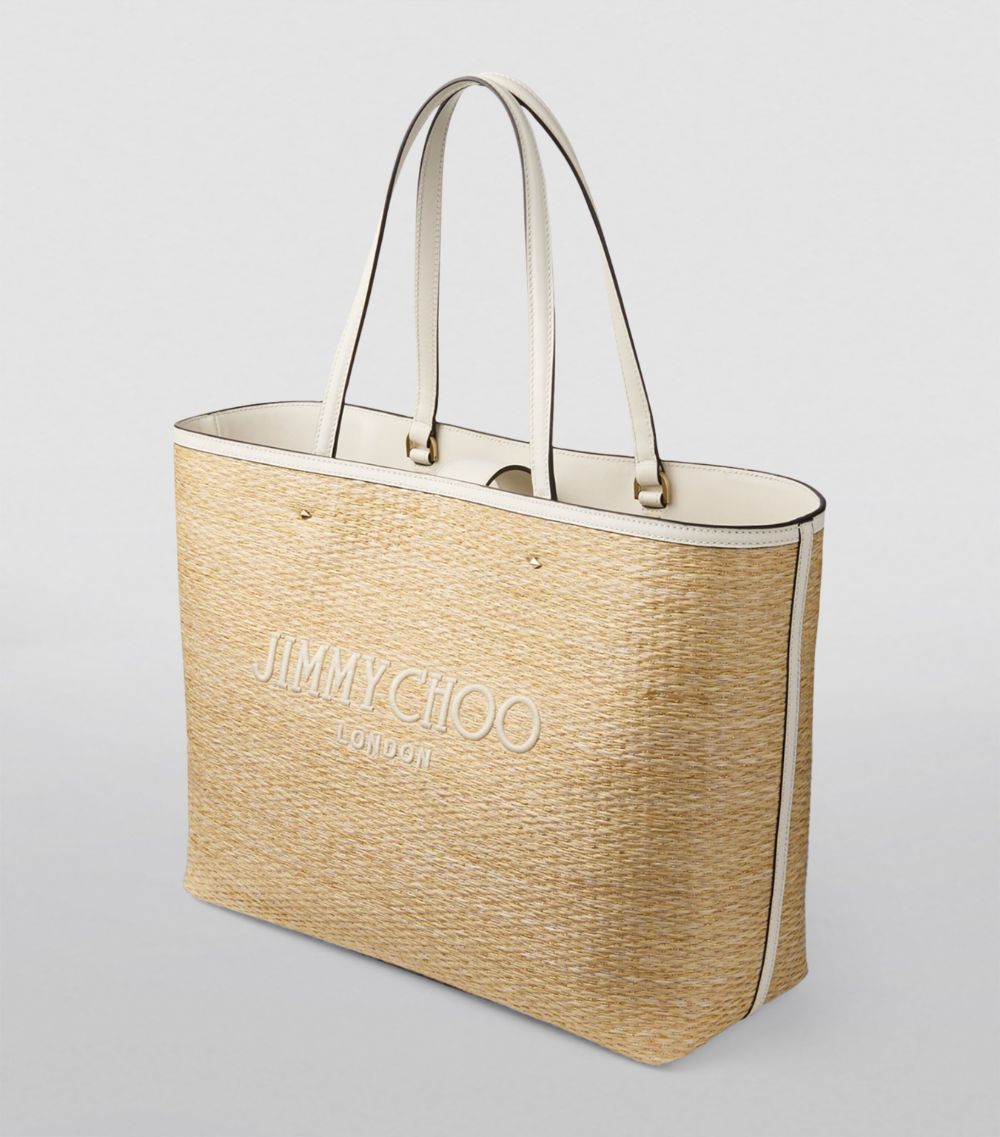 Jimmy Choo Jimmy Choo Raffia Marli Tote Bag