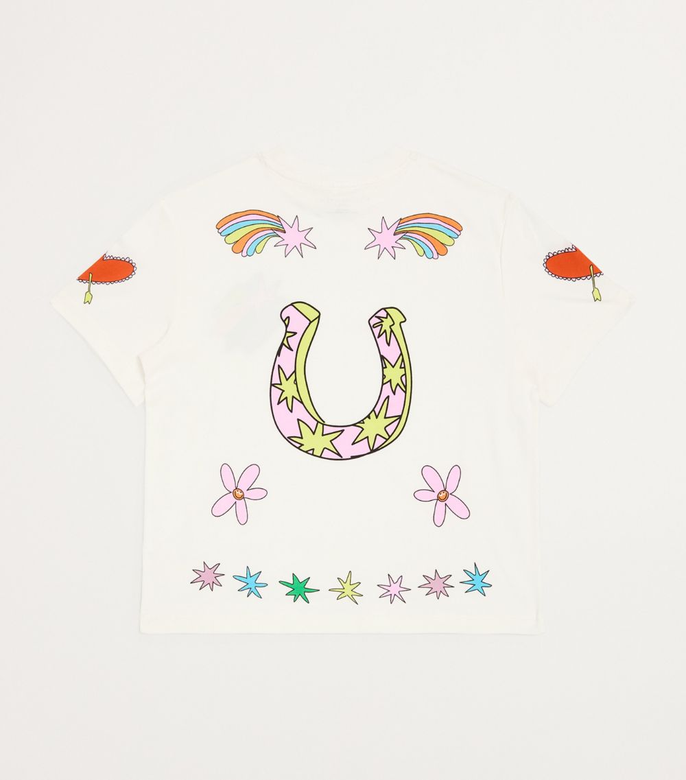 Stella McCartney Kids Stella Mccartney Kids Cotton Heart-Sleeve T-Shirt (2-14 Years)