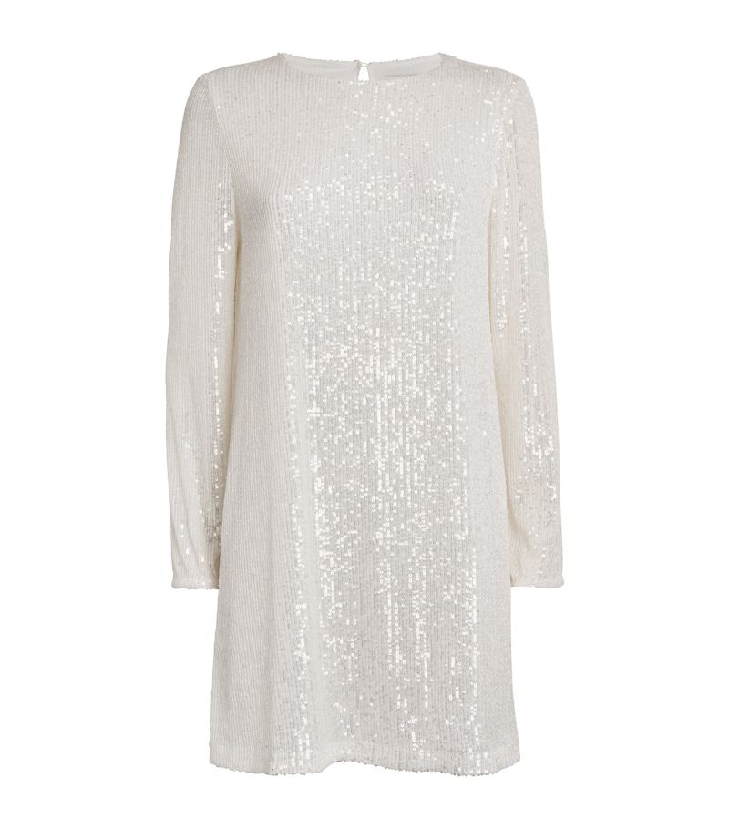  Claudie Pierlot Sequin-Embellished Mini Dress