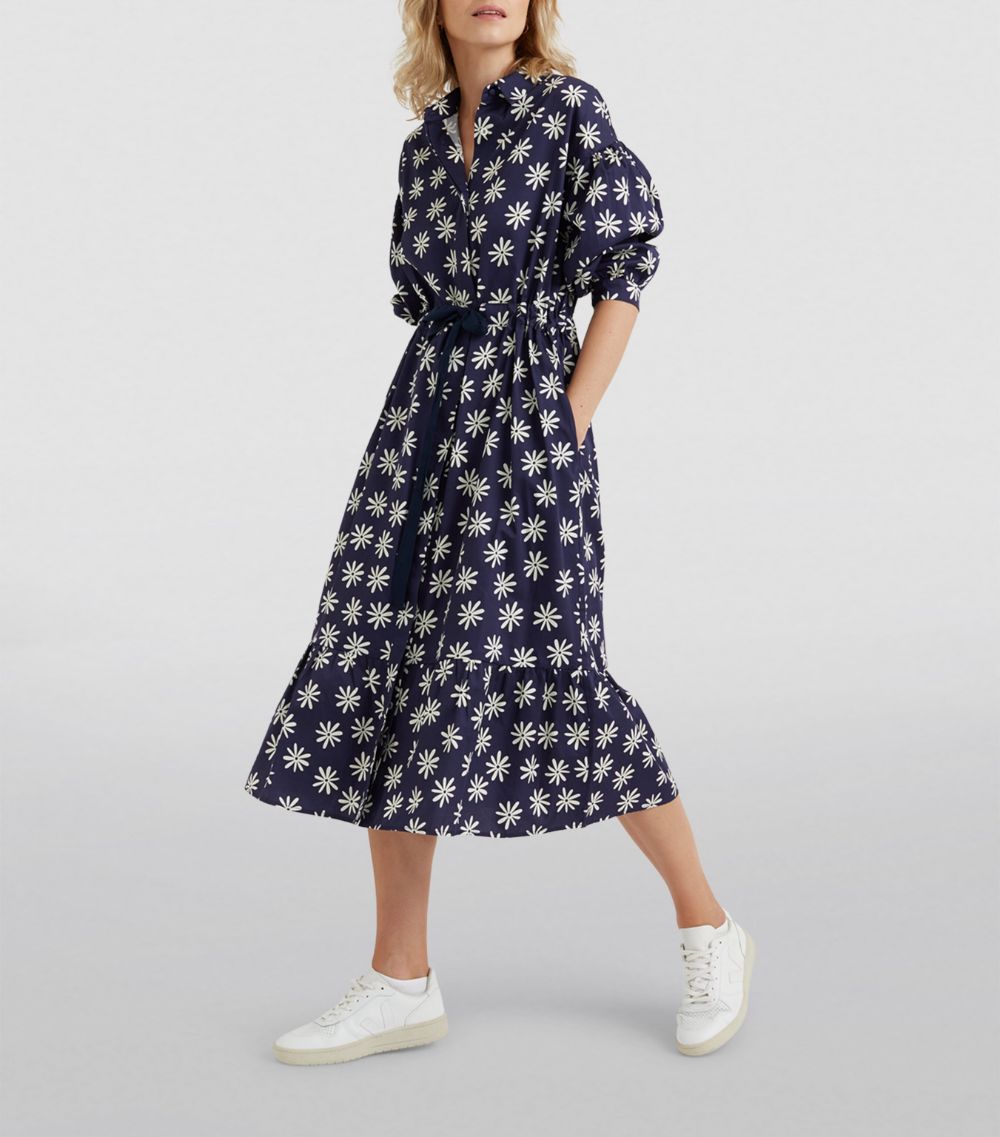 Chinti & Parker Chinti & Parker Cotton Ditsy Floral Midi Dress