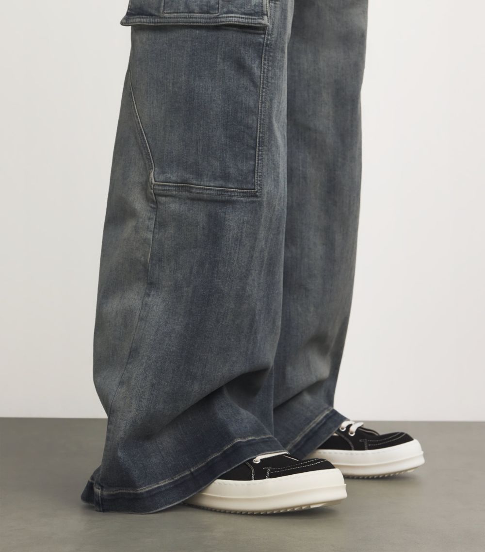 Rick Owens Rick Owens Denim Vintage Low-Top Sneakers