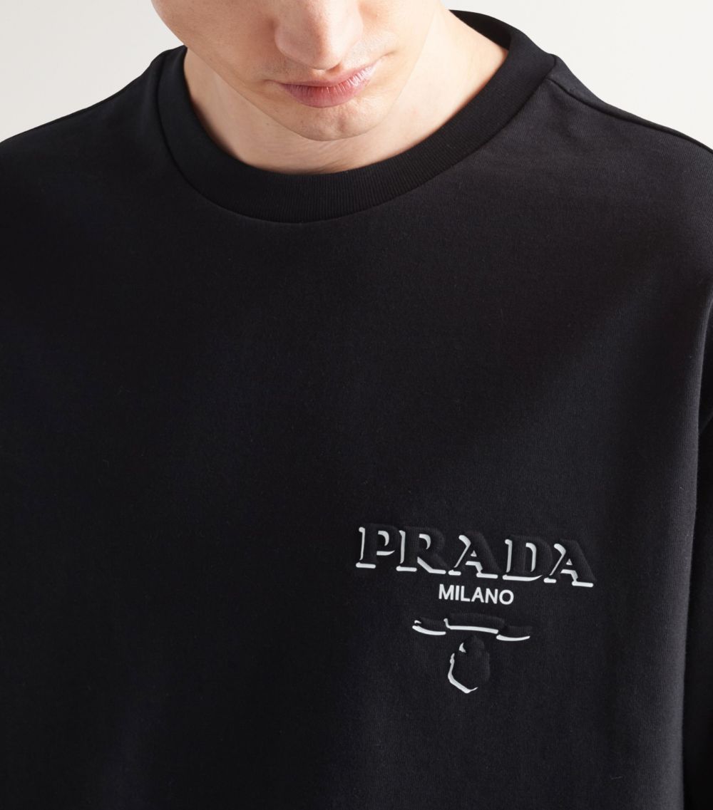 Prada Prada Cotton Logo T-Shirt