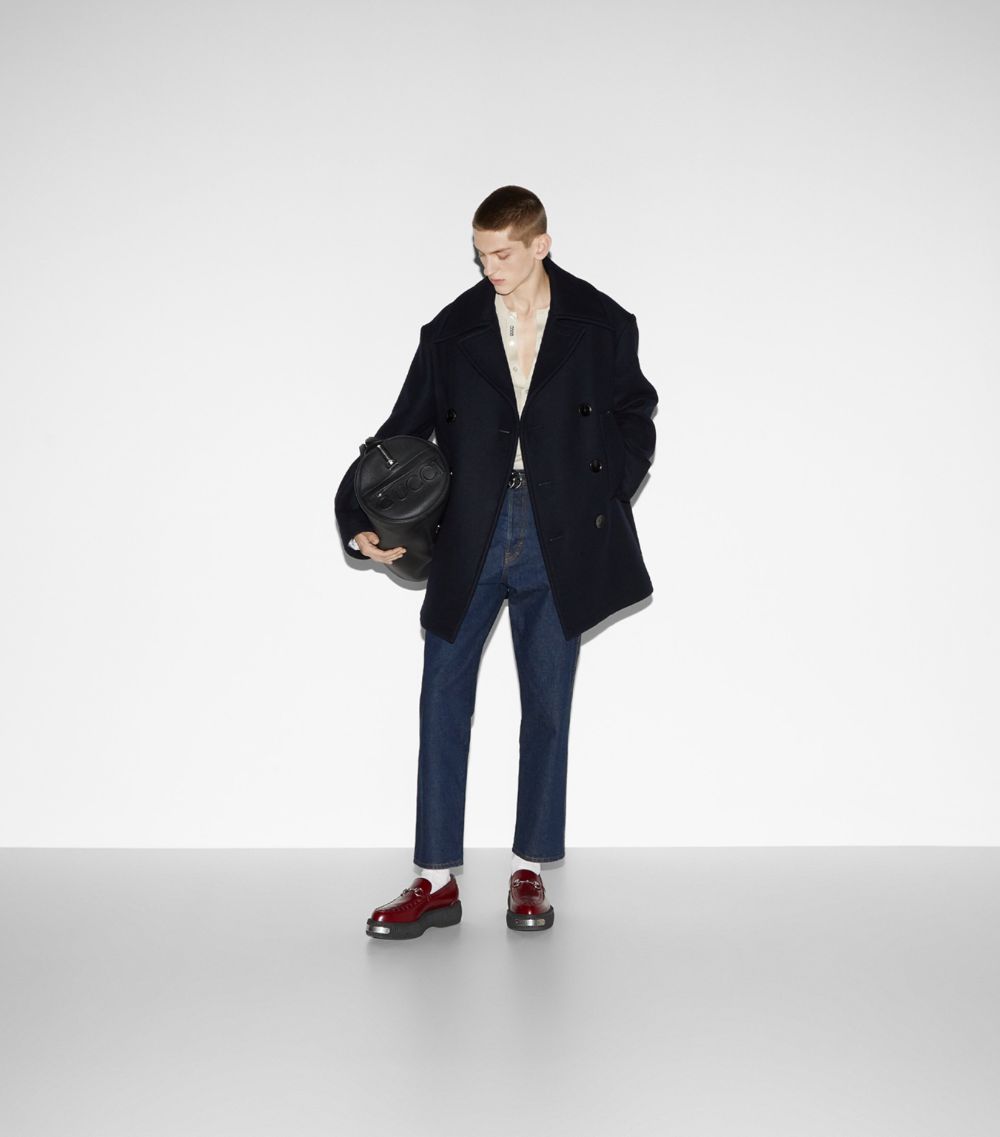 Gucci Gucci Wool Double-Breasted Overcoat