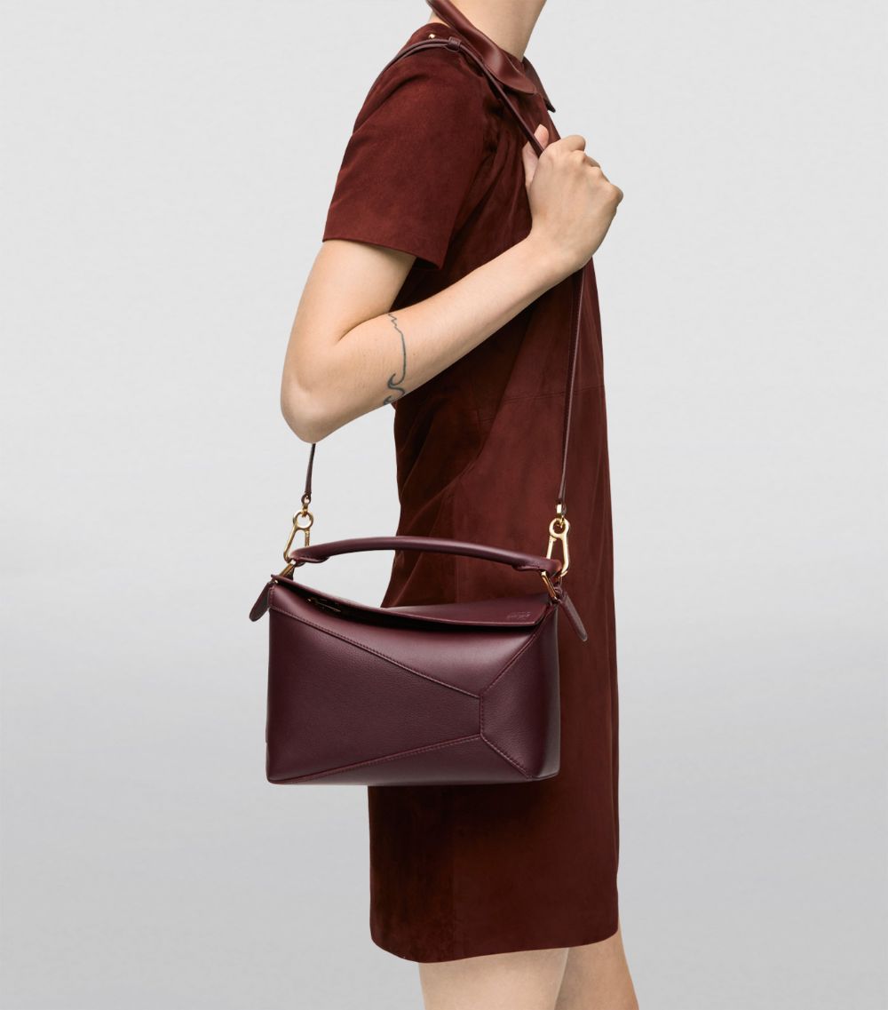 Loewe Loewe Small Leather Puzzle Edge Top-Handle Bag