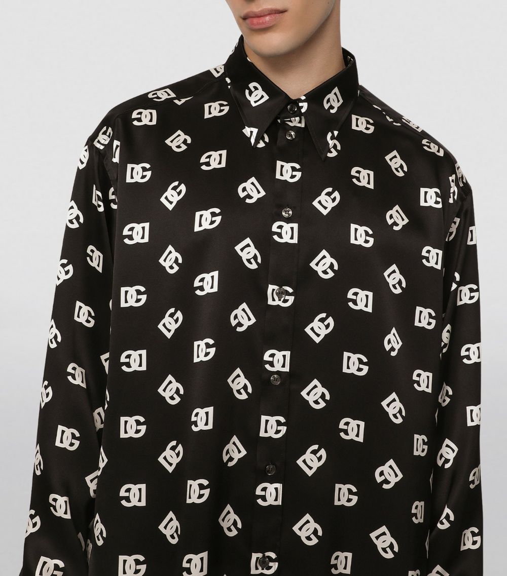 Dolce & Gabbana Dolce & Gabbana Silk All-Over DG Shirt