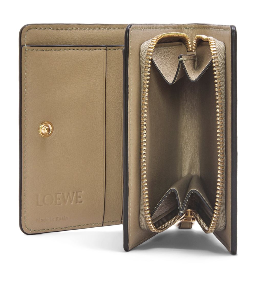 Loewe Loewe Leather Puzzle Compact Zip Wallet