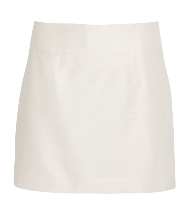  Beare Park Wool-Silk Lennox Mini Skirt