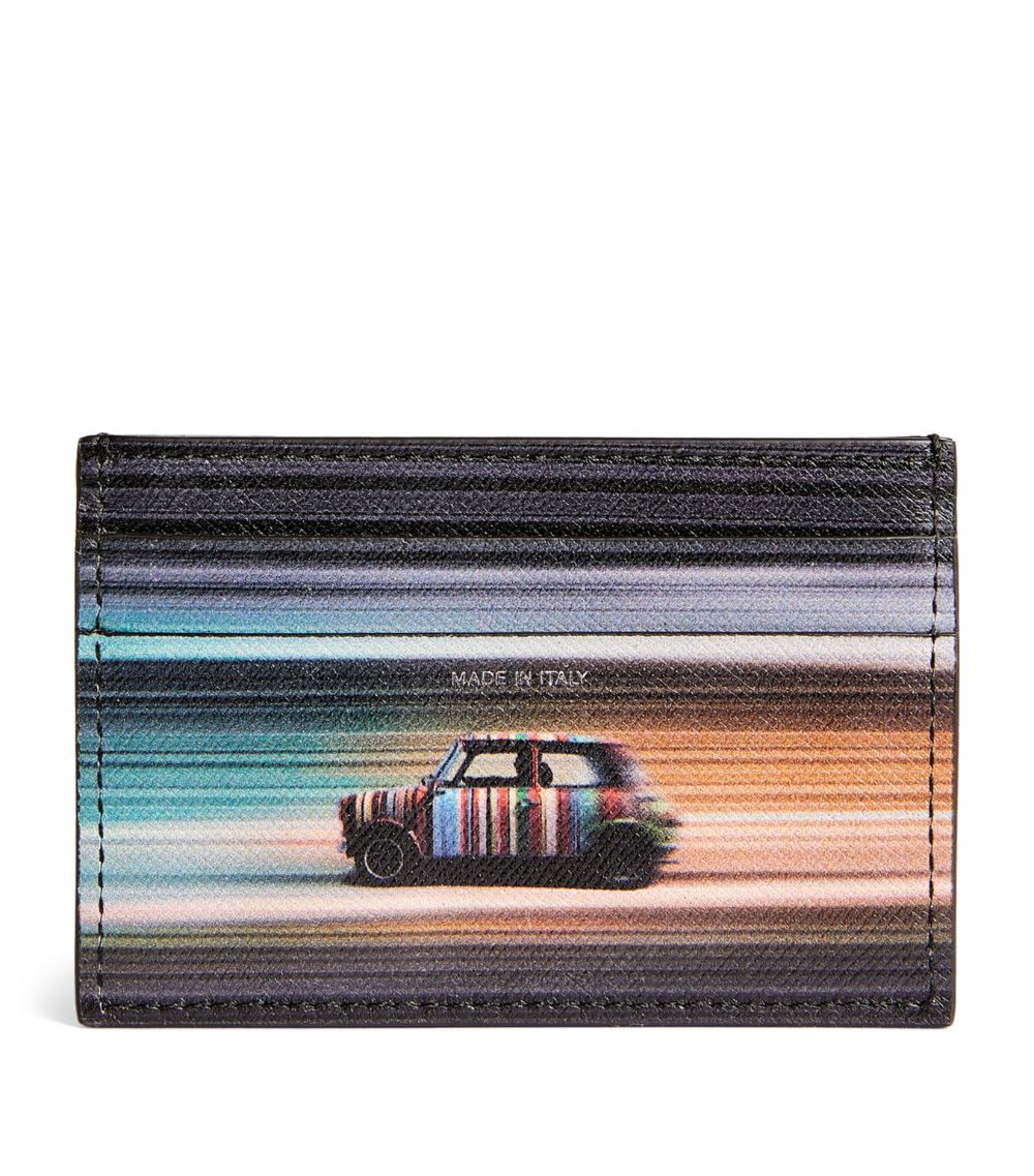 Paul Smith Paul Smith Leather Mini Blur Card Holder