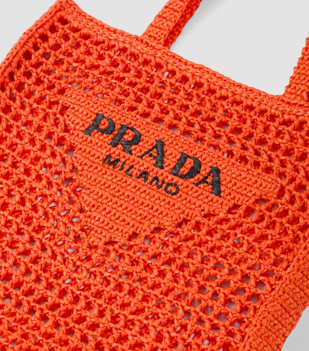 Prada Prada Crochet Tote Bag