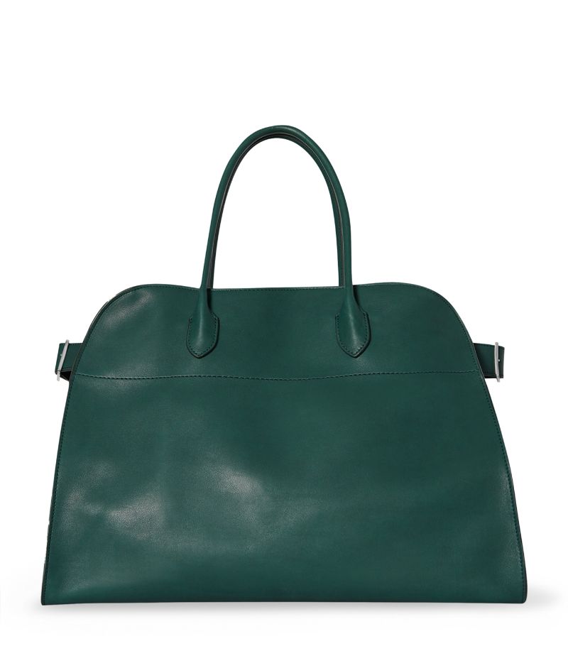 The Row The Row Leather Soft Margaux 17 Top-Handle Bag