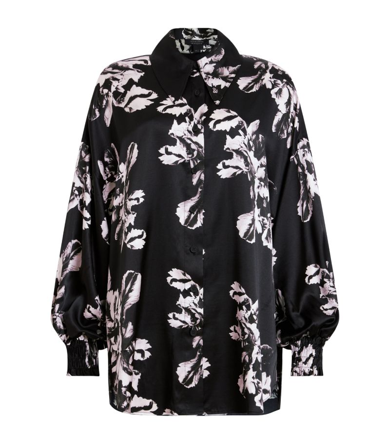 Allsaints Allsaints Satin Oversized Charli Shirt