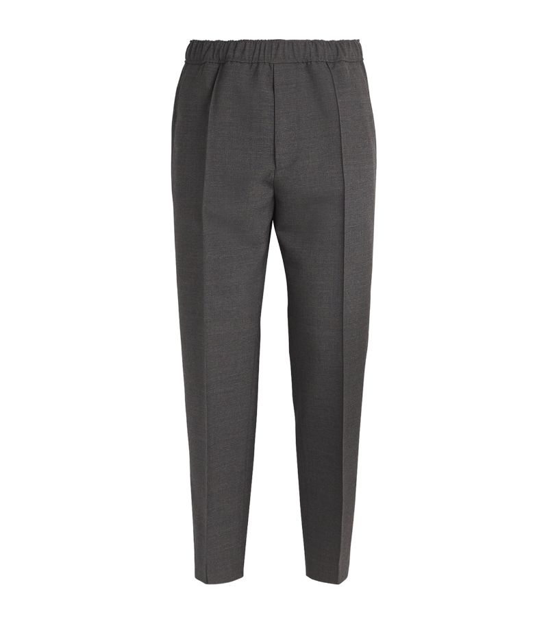 Lanvin Lanvin Wool Elasticated Slim Tailored Trousers