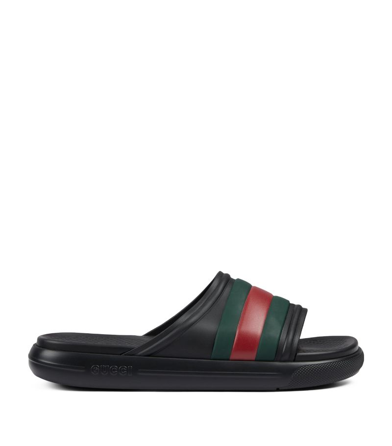 Gucci Gucci Web Stripe Slides