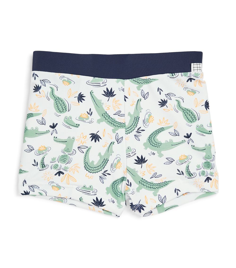 Carrément Beau Carrement Beau Crocodile Print Swim Shorts (2-3 Years)