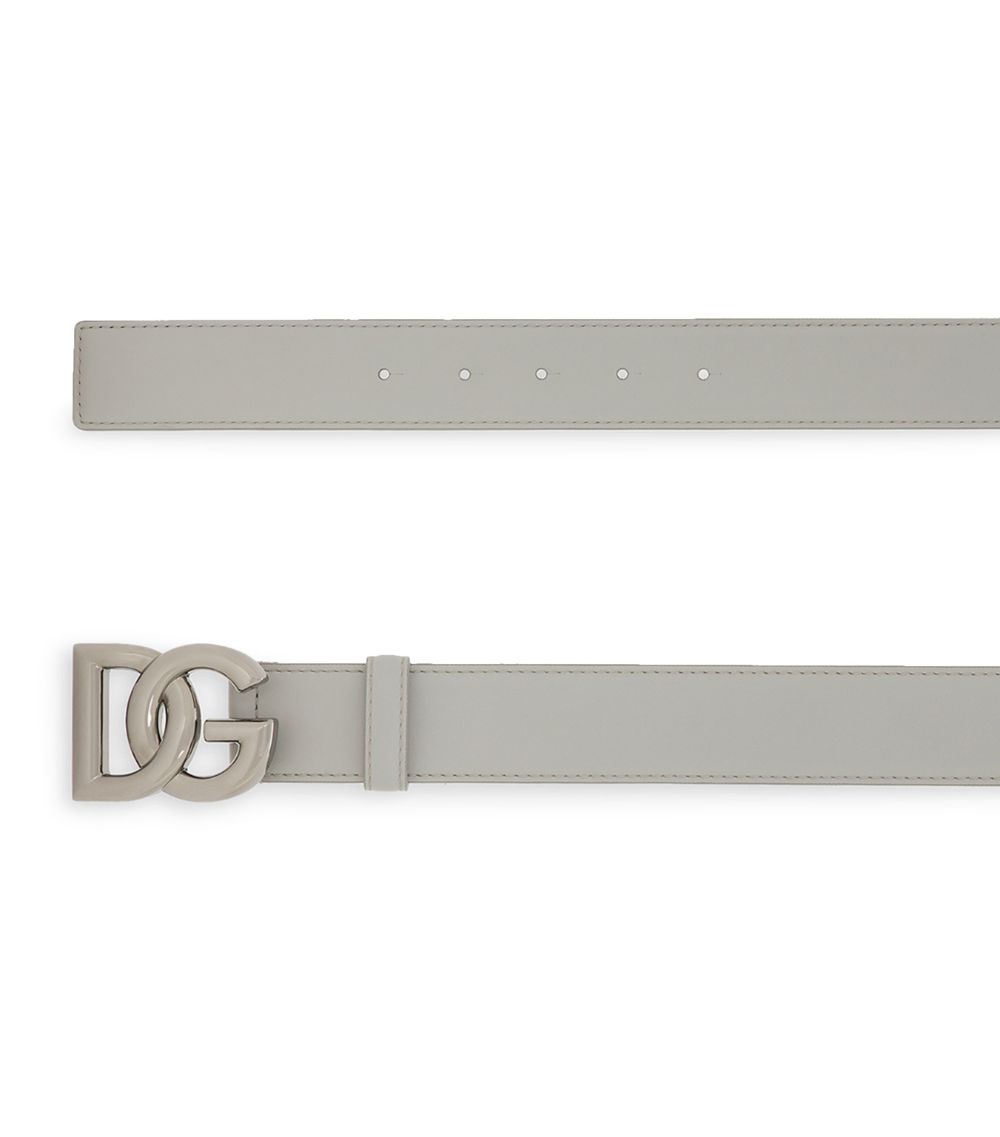 Dolce & Gabbana Dolce & Gabbana Calfskin Dg Millennials Belt