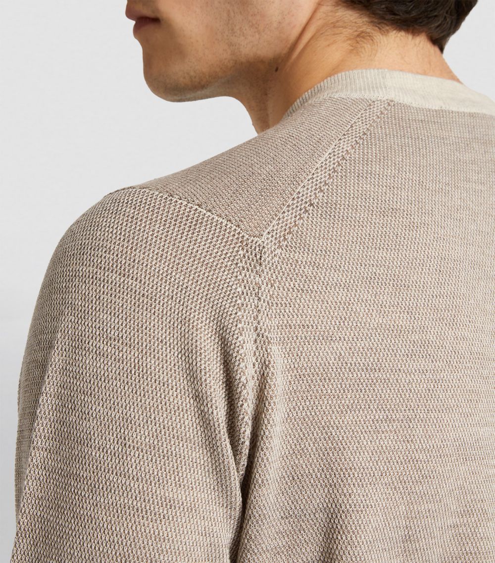 John Smedley John Smedley Honeycomb Merino Sweater