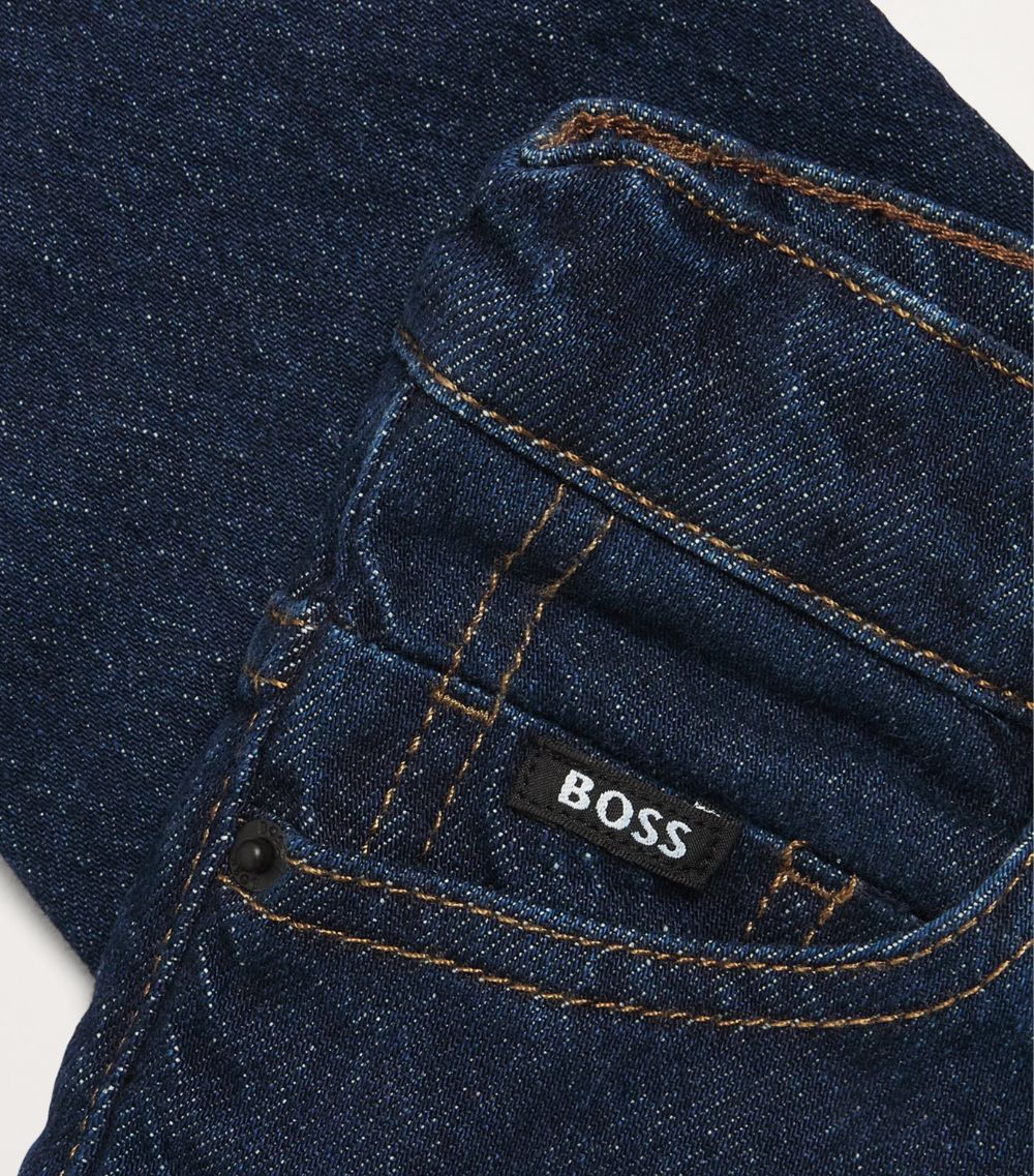 Boss Kidswear Boss Kidswear Rinse Wash Logo Jeans (4-16 Years)