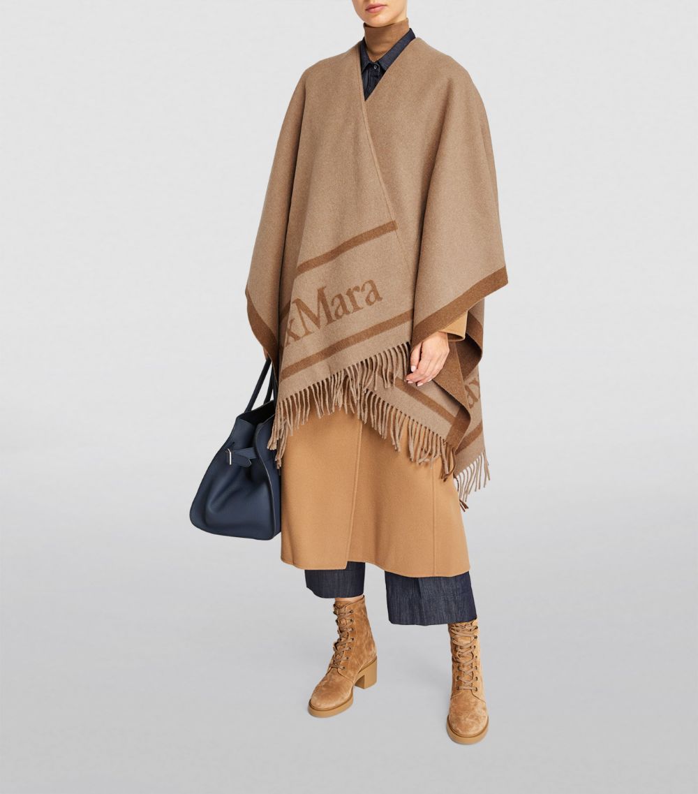 Max Mara Max Mara Wool Jacquard Hilde Cape