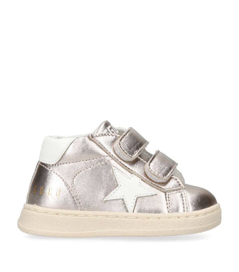 Golden Goose Golden Goose Leather Metallic June Sneakers