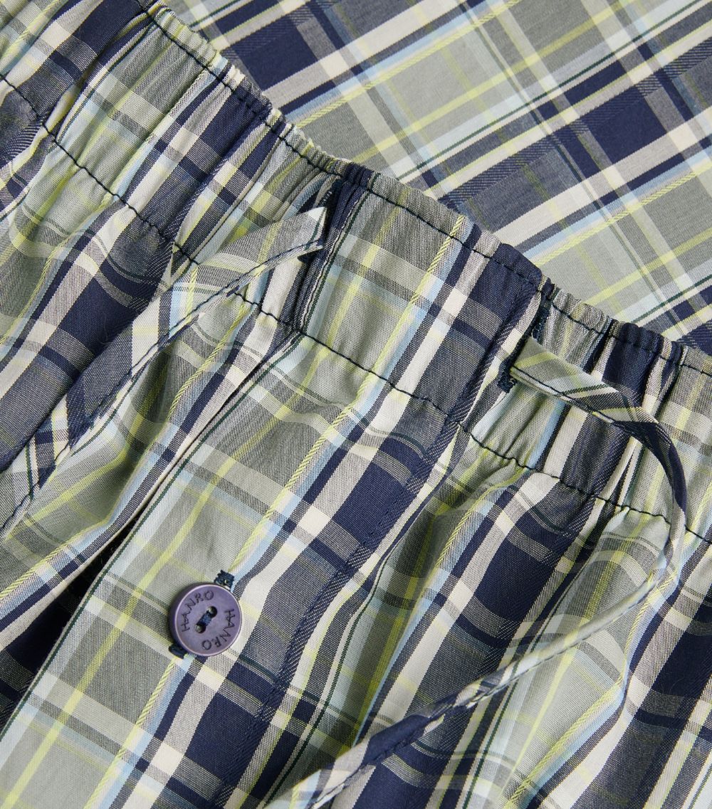 Hanro Hanro Cotton Check Pyjama Trousers