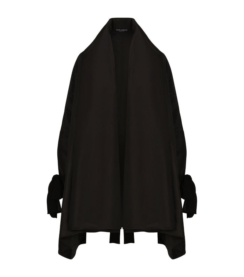 Dolce & Gabbana Dolce & Gabbana Kim Dolce & Gabbana Silk Cape Coat