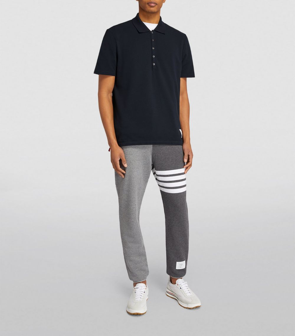 Thom Browne Thom Browne Tricolour Stripe Polo Shirt