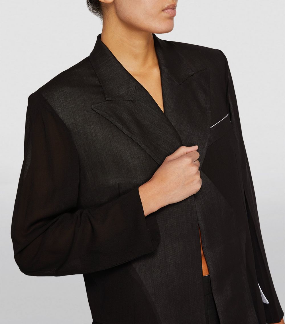 Victoria Beckham Victoria Beckham Fold-Detail Blazer