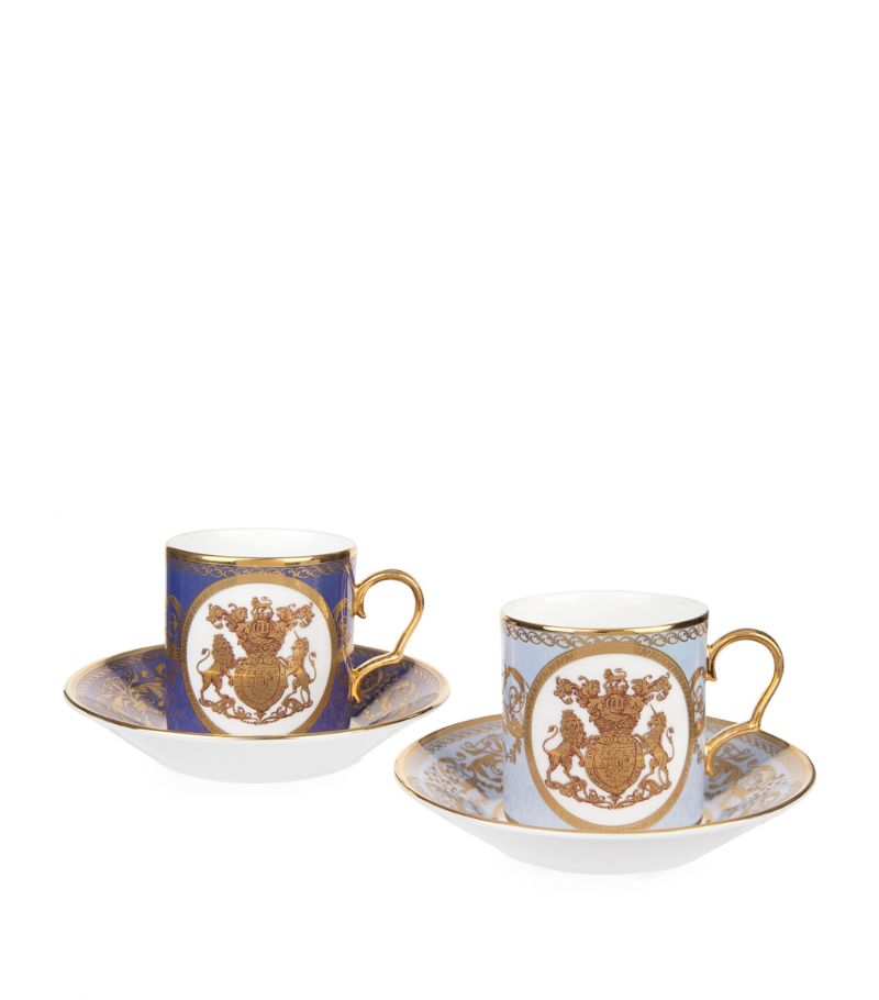Harrods Harrods Lustre Coffee Cup And Saucer (Set Of 2)