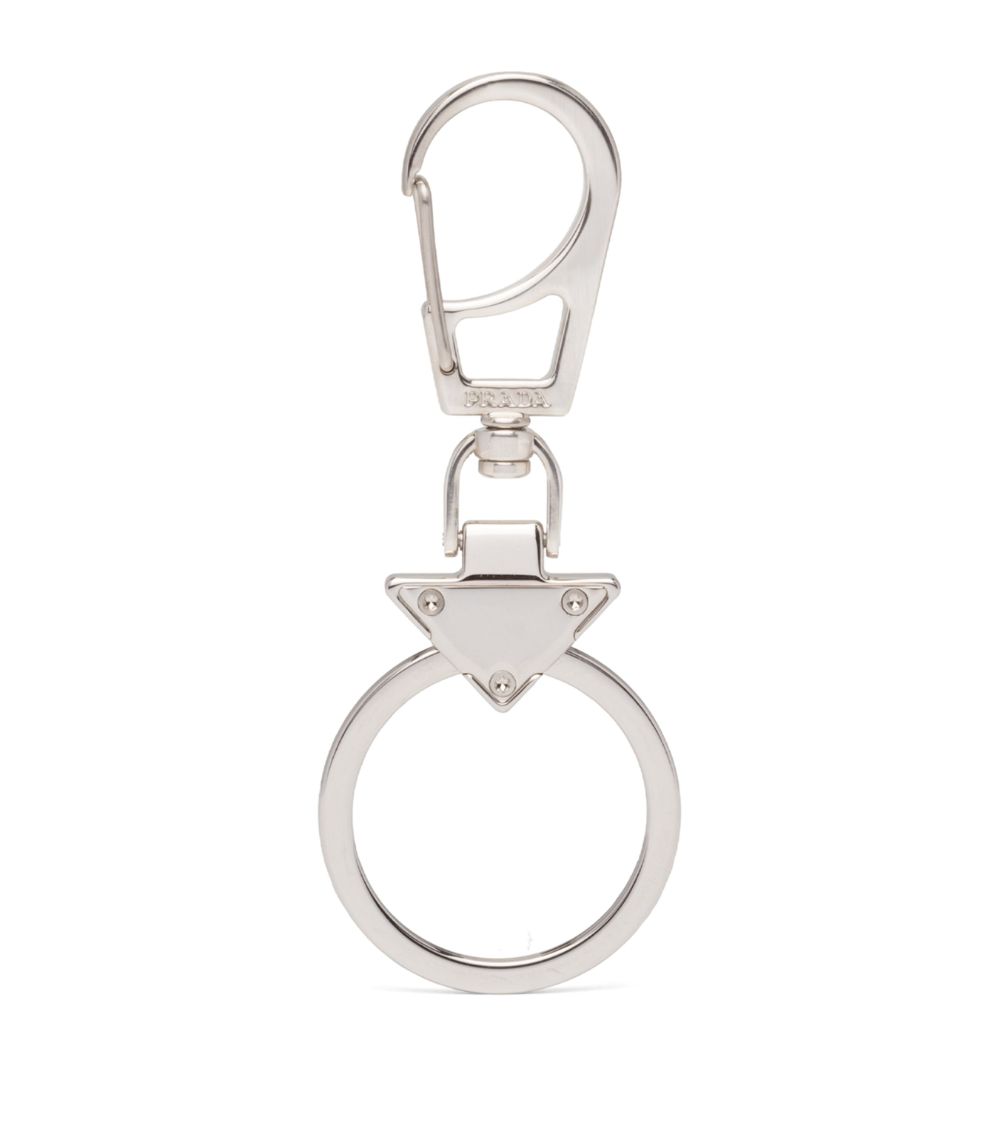 Prada Prada Triangle Keyring