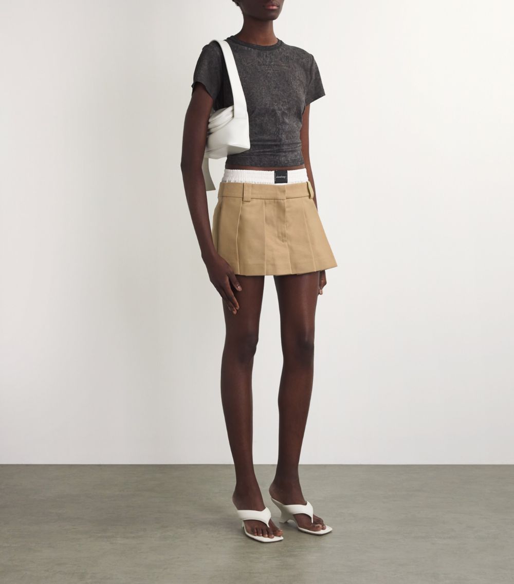 Alexander Wang Alexander Wang Boxer-Insert Pleated Skort